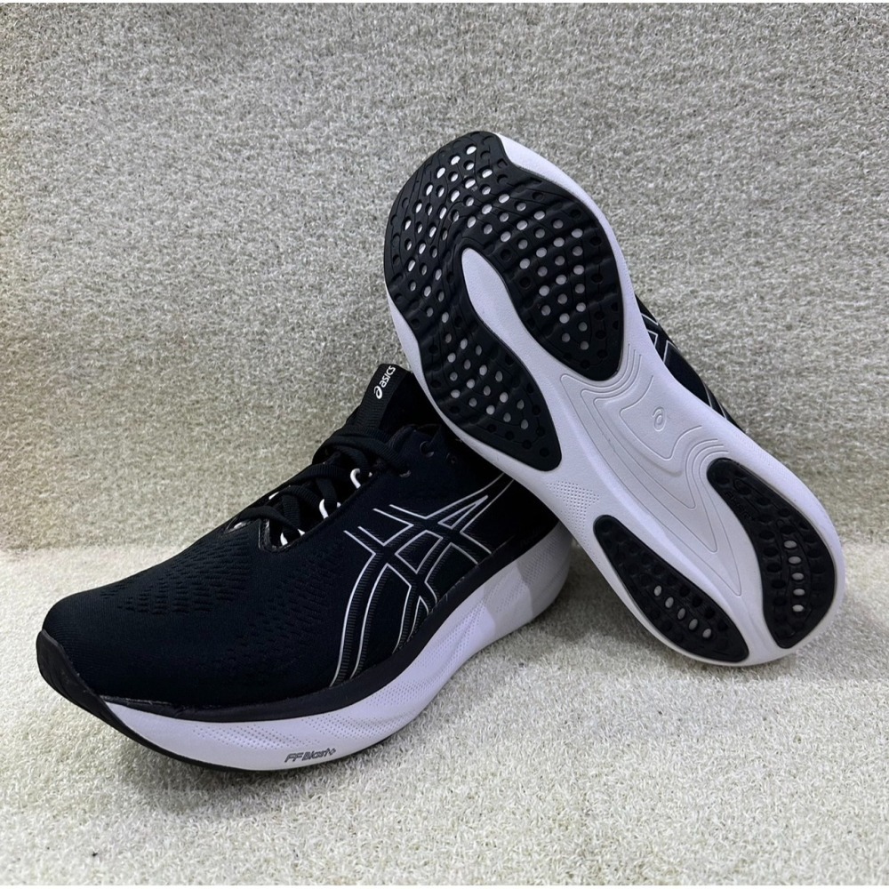 = 威勝 運動用品 = 23年下Asics GEL-NIMBUS 25 (2E寬楦) 男慢跑鞋 1011B625-001-細節圖4