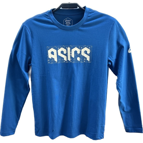 = 威勝 運動用品 = 23年下 Asics 男 長袖上衣 2033B740-400 (藍)