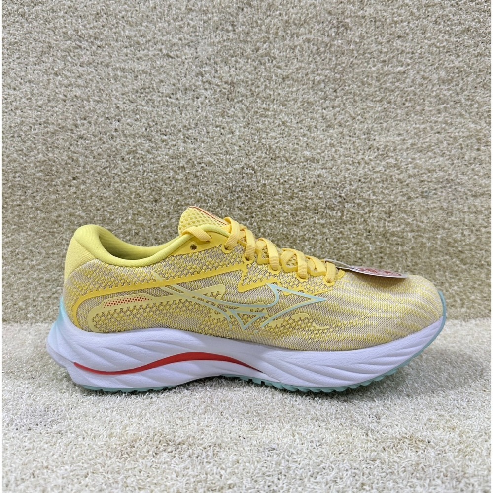 = 威勝 運動用品 = Mizuno WAVE RIDER 27 SW (寬楦) 女慢跑鞋 J1GD230677-細節圖3