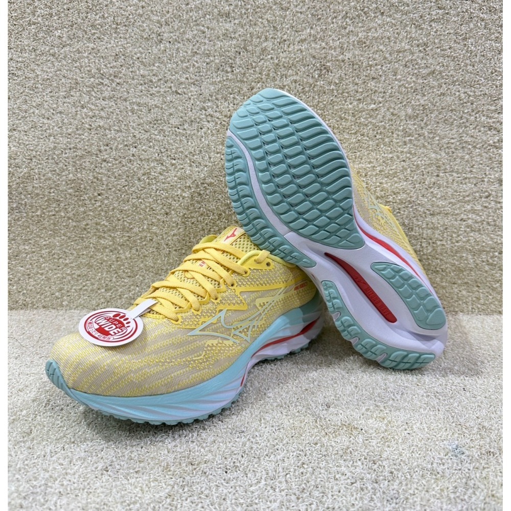 = 威勝 運動用品 = Mizuno WAVE RIDER 27 SW (寬楦) 女慢跑鞋 J1GD230677-細節圖4