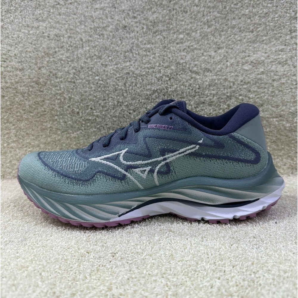 = 威勝 運動用品 = 23年下 Mizuno WAVE RIDER 27 SSW 女慢跑鞋 J1GD237524-細節圖2