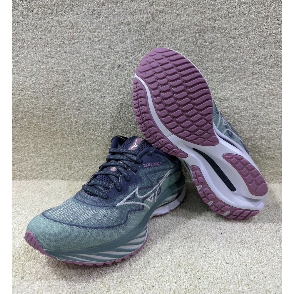 = 威勝 運動用品 = 23年下 Mizuno WAVE RIDER 27 SSW 女慢跑鞋 J1GD237524-細節圖4