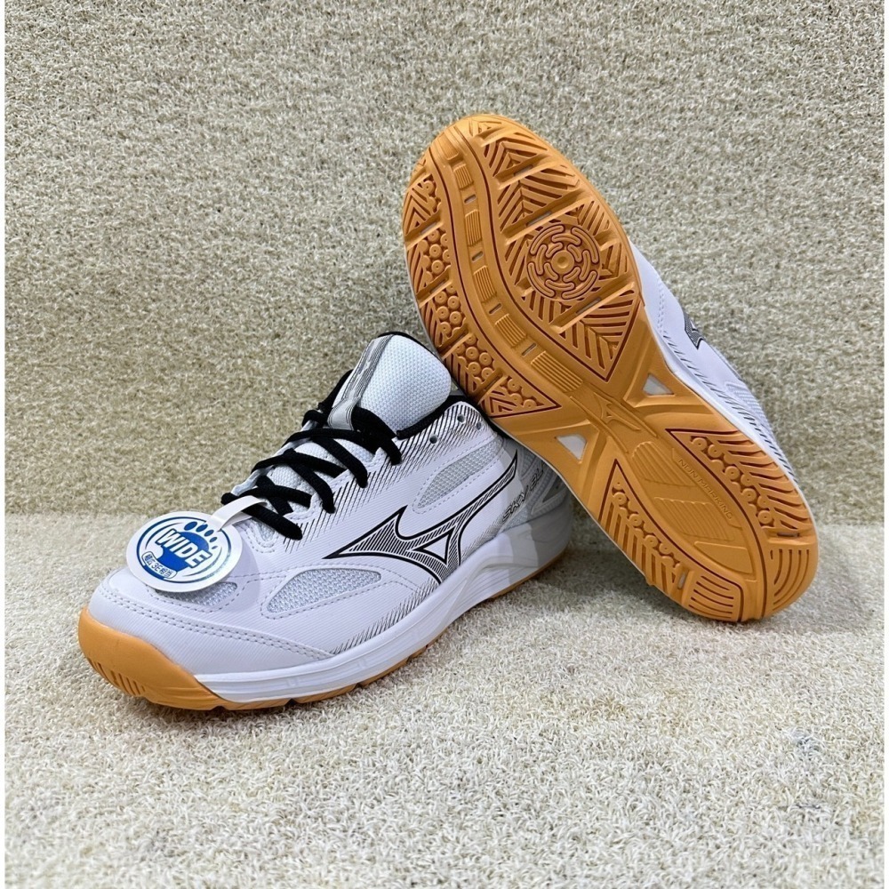 = 威勝 運動用品 = 24年上 Mizuno SKY BLASTER 3 (寬楦) 男、女排球鞋 71GA234521-細節圖4