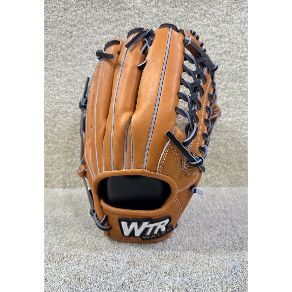 = 威勝 運動用品 = WTR 硬式北美牛皮 ＂外野T網＂ 棒、壘球手套-細節圖3