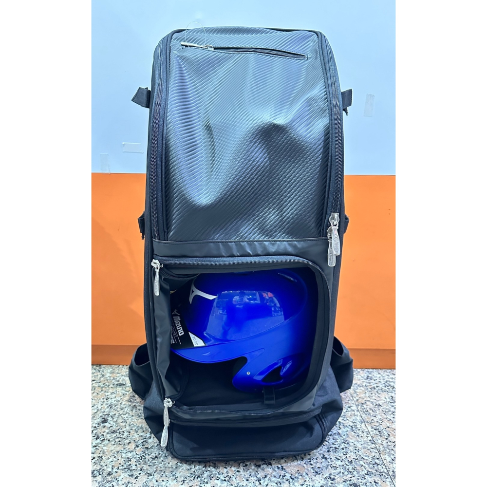 = 威勝 運動用品 = LS GAMER BAG V 系列中型棒、壘背包 LC2301BK-細節圖4