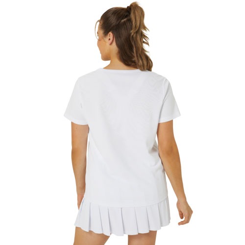 = 威勝 運動用品 = 24年 Asics TENNIS CLASS 系列 女 短袖上衣 2042A297-100-細節圖4