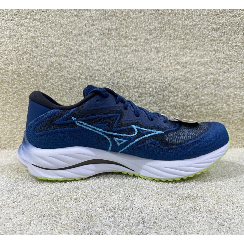 = 威勝 運動用品 = 24年 Mizuno WAVE RIDER 27 SSW(寬楦) 男慢跑鞋 J1GC237653-細節圖3