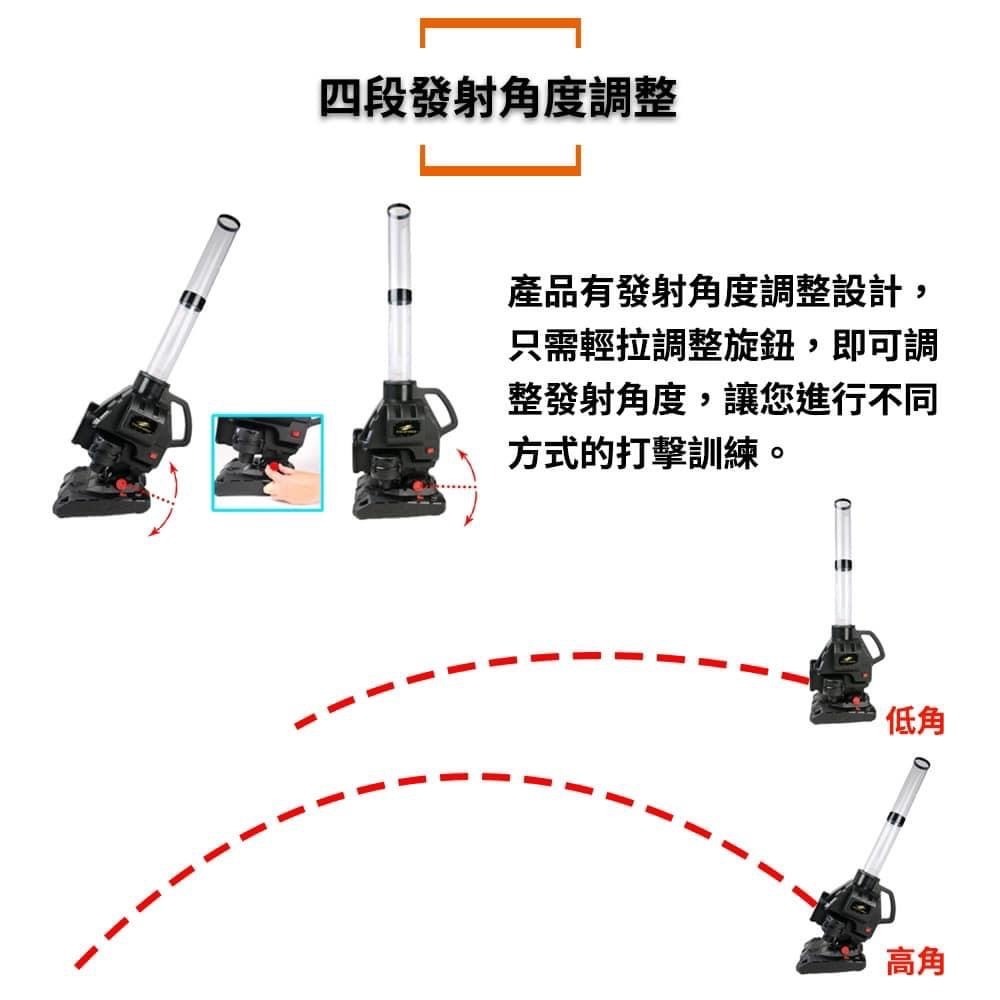 = 威勝 運動用品 = FIELDFORCE 羽球型 棒、壘球打擊練習機 FSSM-221 + ＂10顆羽球＂-細節圖3