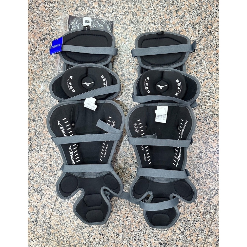 = 威勝 運動用品 = 26年 Mizuno 武士系列-棒球 ＂成人＂ 捕手護膝 380408D9091-細節圖2