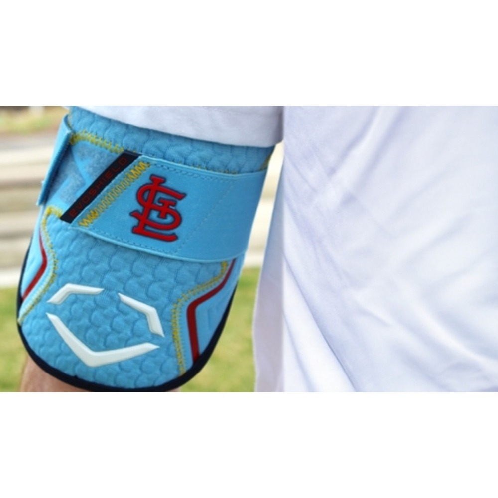 = 威勝 運動用品 = EVOSHIELD PRO SRZ 2.0 打擊護肘 WB5749201 (紅雀限定款)-細節圖3