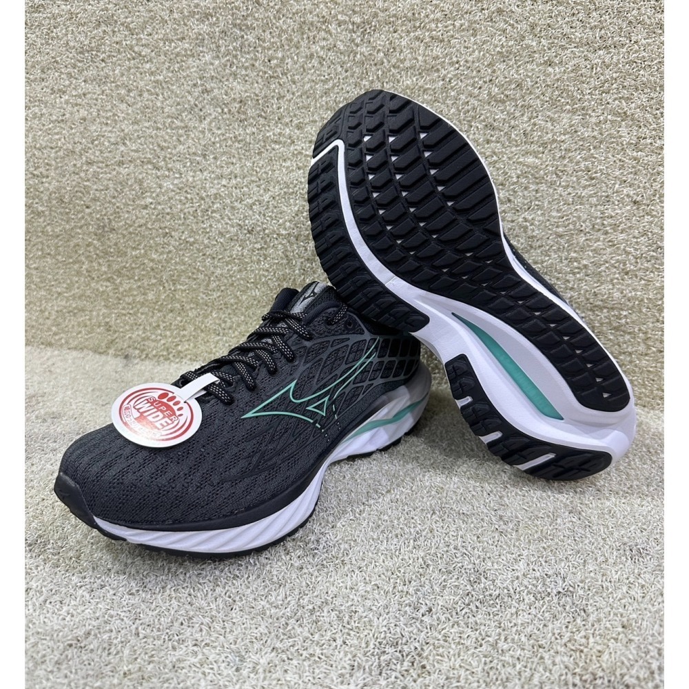 = 威勝 運動用品 = 24年下 Mizuno WAVE INSPIRE 20 (寬楦) 女慢跑鞋 J1GD244672-細節圖4