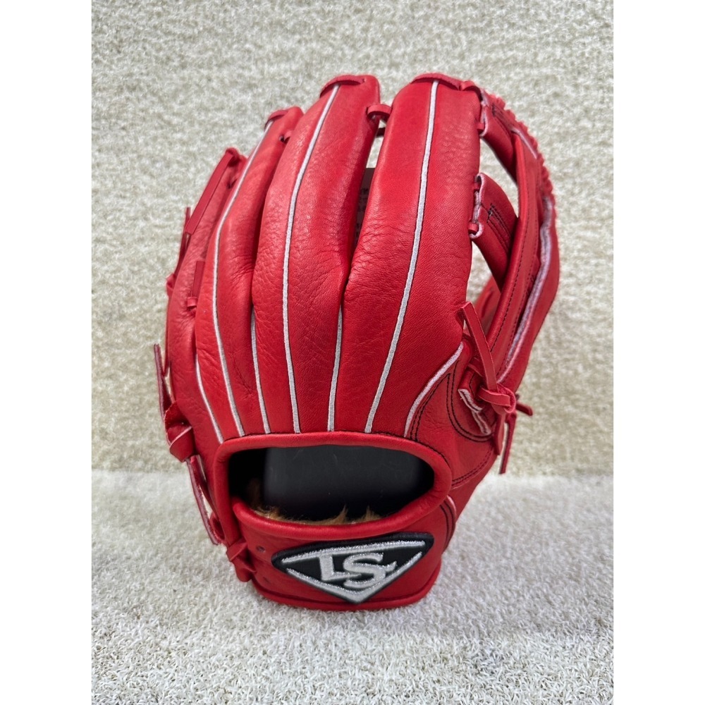 = 威勝 運動用品 = LS 棒、壘球 ＂內野V字＂ 手套 (紅) LB43401SC3-細節圖3