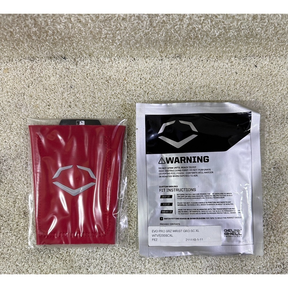 = 威勝 運動用品 = EVO PRO SRZ 打擊護腕 WTV5200SC (紅)-規格圖2