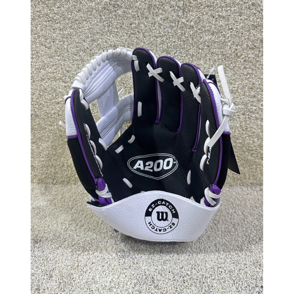 = 威勝 運動用品 = 24年 WILSON A200 EZ Catch 兒童 棒、壘球手套 WBW10045410-細節圖5