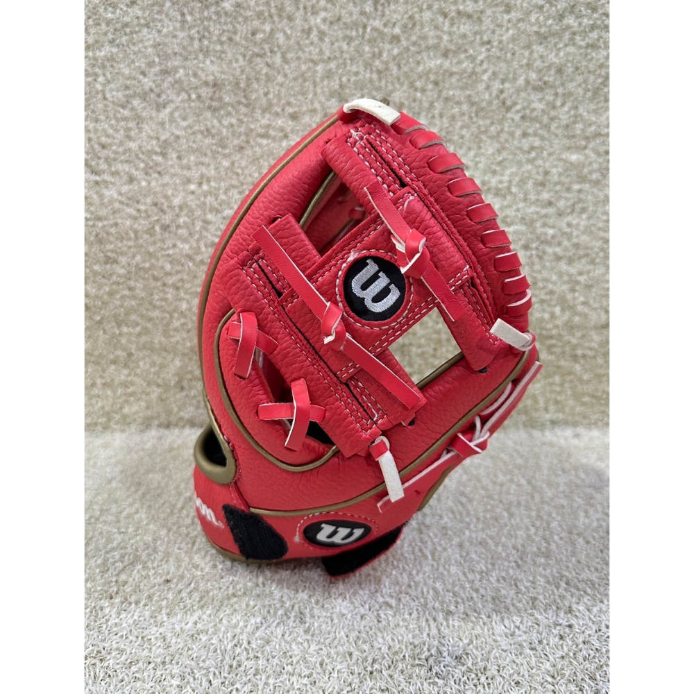 = 威勝 運動用品 = 24年 WILSON A200 EZ Catch 兒童 棒、壘球手套 WBW1013579-細節圖2