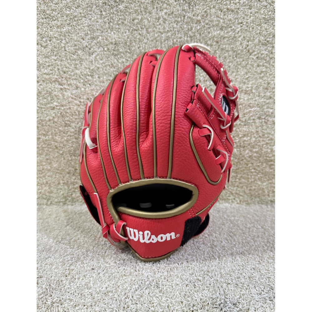 = 威勝 運動用品 = 24年 WILSON A200 EZ Catch 兒童 棒、壘球手套 WBW1013579-細節圖3