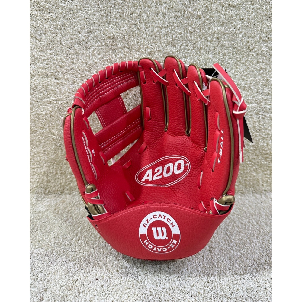 = 威勝 運動用品 = 24年 WILSON A200 EZ Catch 兒童 棒、壘球手套 WBW1013579-細節圖5