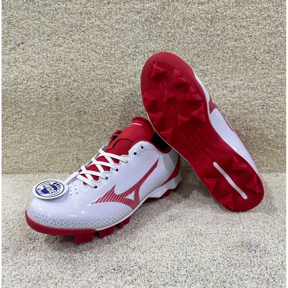 = 威勝 運動用品 = Mizuno WAVE LIGHTREVO 棒、壘球鞋(寬楦) 11GP222162-細節圖4