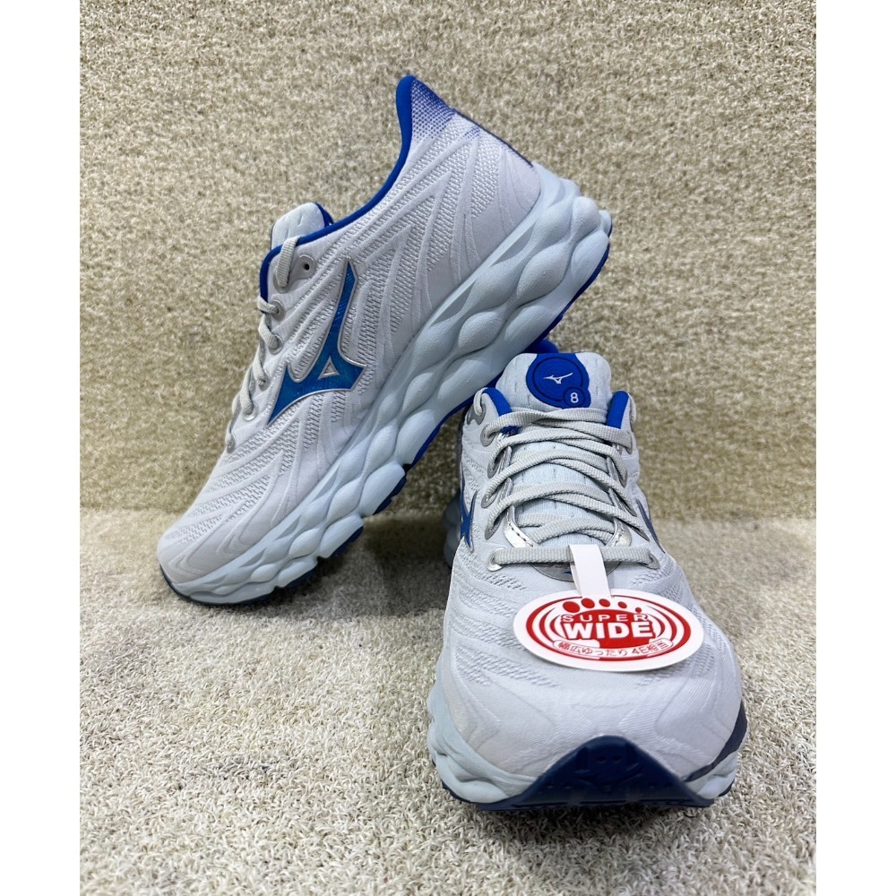 = 威勝 運動用品 = 24年下 Mizuno WAVE SKY 8 男慢跑鞋 (寬楦) J1GC241101-規格圖4