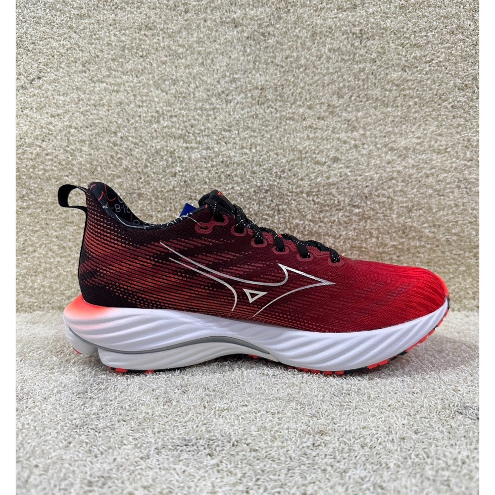 =威勝 運動用品=24年下 Mizuno WAVE RIDER 28(AMSTERDAM)男慢跑鞋 J1GC246201-細節圖3