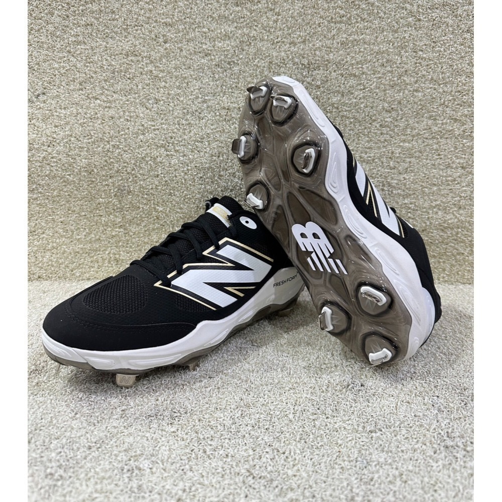 = 威勝 運動用品 = 25年 New Balance 棒球 鐵釘鞋 (2E楦頭) L3000BK7-細節圖4