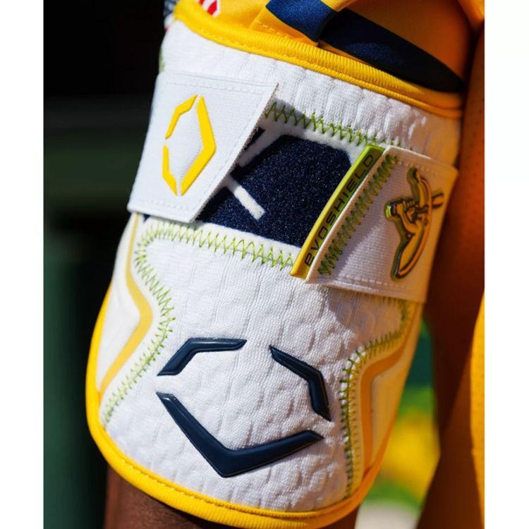 = 威勝 運動用品 = 24年 EVOSHIELD PRO SRZ 2.0 打擊護肘 香蕉 WB5758701-細節圖9