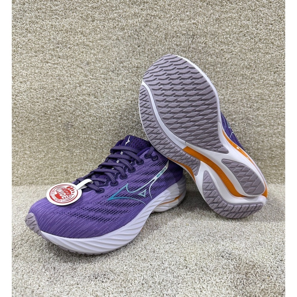 = 威勝 運動用品 =24年下 Mizuno WAVE RIDER 28 2SW(寬楦) 女慢跑鞋 J1GD240673-細節圖4