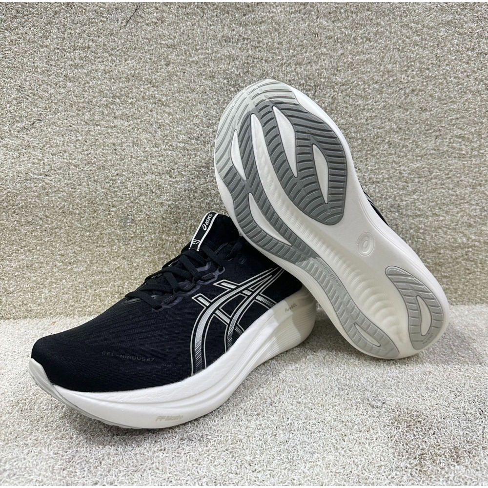 = 威勝 運動用品 =25年下 Asics GEL-NIMBUS 27 (4E寬楦) 男慢跑鞋 1011B957-002-細節圖4