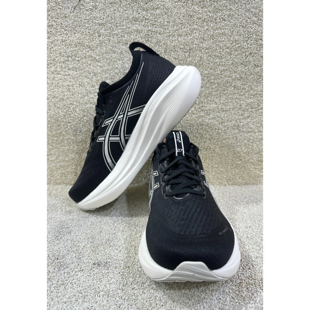 = 威勝 運動用品 =25年下 Asics GEL-NIMBUS 27 (4E寬楦) 男慢跑鞋 1011B957-002-規格圖5