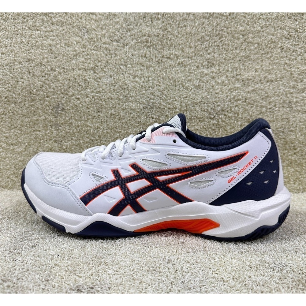 = 威勝 運動用品 = 25年 Asics GEL-ROCKET 11(2E寬楦)男排、羽球鞋 1073A077-101-細節圖2