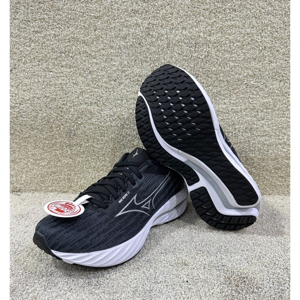 = 威勝 運動用品 = 25年 Mizuno WAVE INSPIRE 21 (寬楦) 女慢跑鞋 J1GD254622-細節圖4