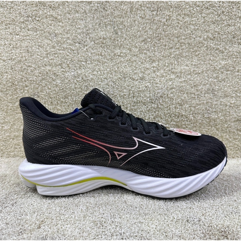 = 威勝 運動用品 = 25年 Mizuno WAVE RIDER 28 (寬楦) 男慢跑鞋 J1GC240458-細節圖3