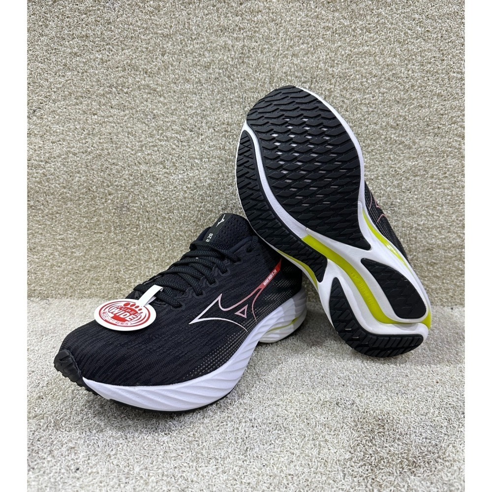 = 威勝 運動用品 = 25年 Mizuno WAVE RIDER 28 (寬楦) 男慢跑鞋 J1GC240458-細節圖4