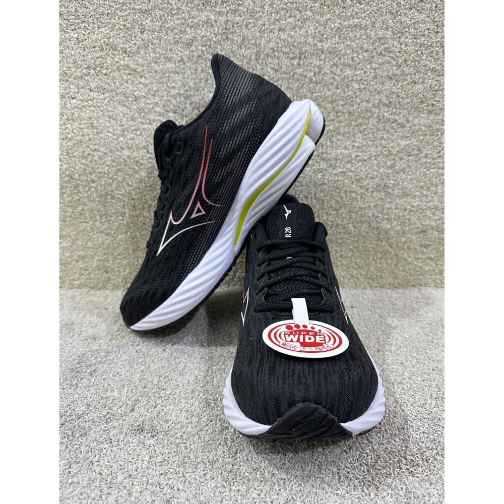 = 威勝 運動用品 = 25年 Mizuno WAVE RIDER 28 (寬楦) 男慢跑鞋 J1GC240458-規格圖4