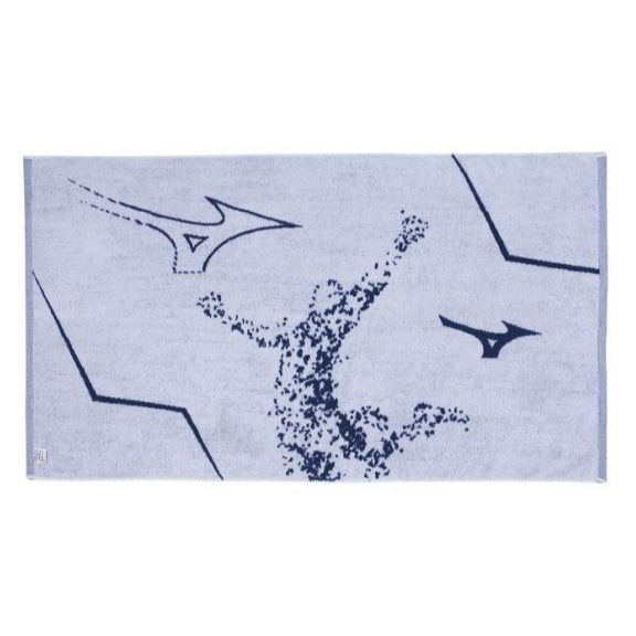 = 威勝 運動用品 = 25年 Mizuno 提花運動大浴巾 32TYB21127-細節圖2