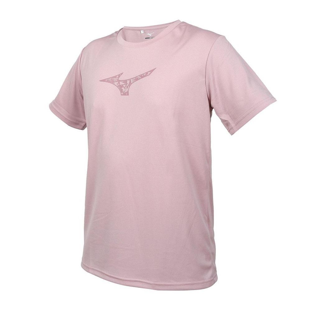 = 威勝 運動用品 = 25年 Mizuno 男 短袖T恤 (丁香紫) 32TAC00567-細節圖3