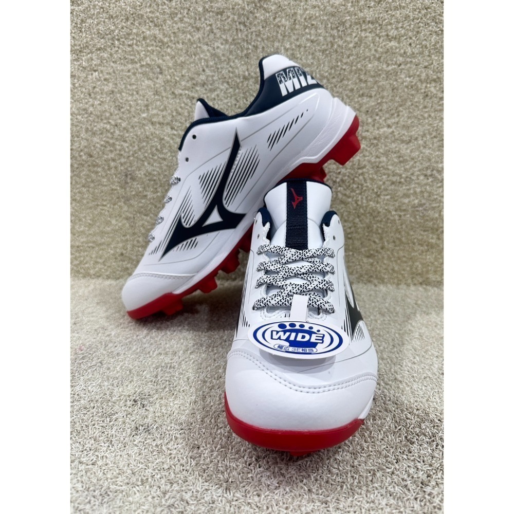 = 威勝 運動用品 = 26年 Mizuno WAVE LIGHTREVO 棒、壘球鞋 (寬楦) 11GP256014-規格圖4