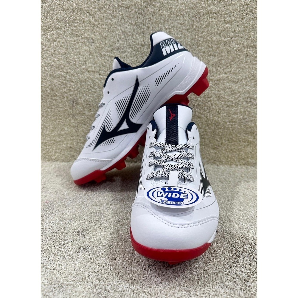 = 威勝 運動用品 = 26年 Mizuno WAVE LIGHTREVO 棒、壘球鞋 (寬楦) 11GP256014-規格圖4