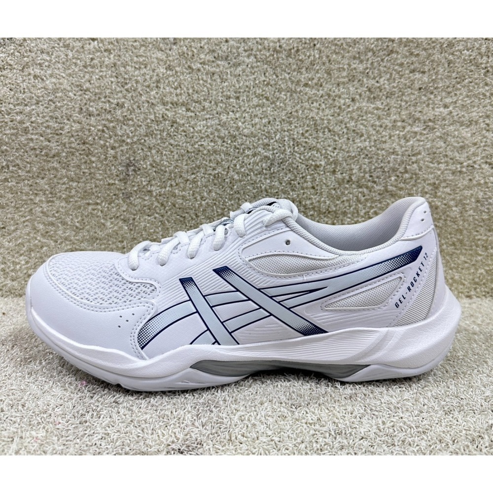 = 威勝 運動用品 =25年下 Asics GEL-ROCKET 12(2E寬楦)男排、羽球鞋 1073A087-100-細節圖3