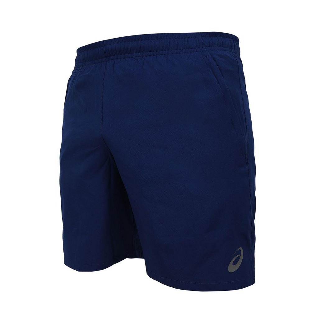= 威勝 運動用品 = Asics 男 平織短褲 (深藍) 2033B964-400-細節圖3