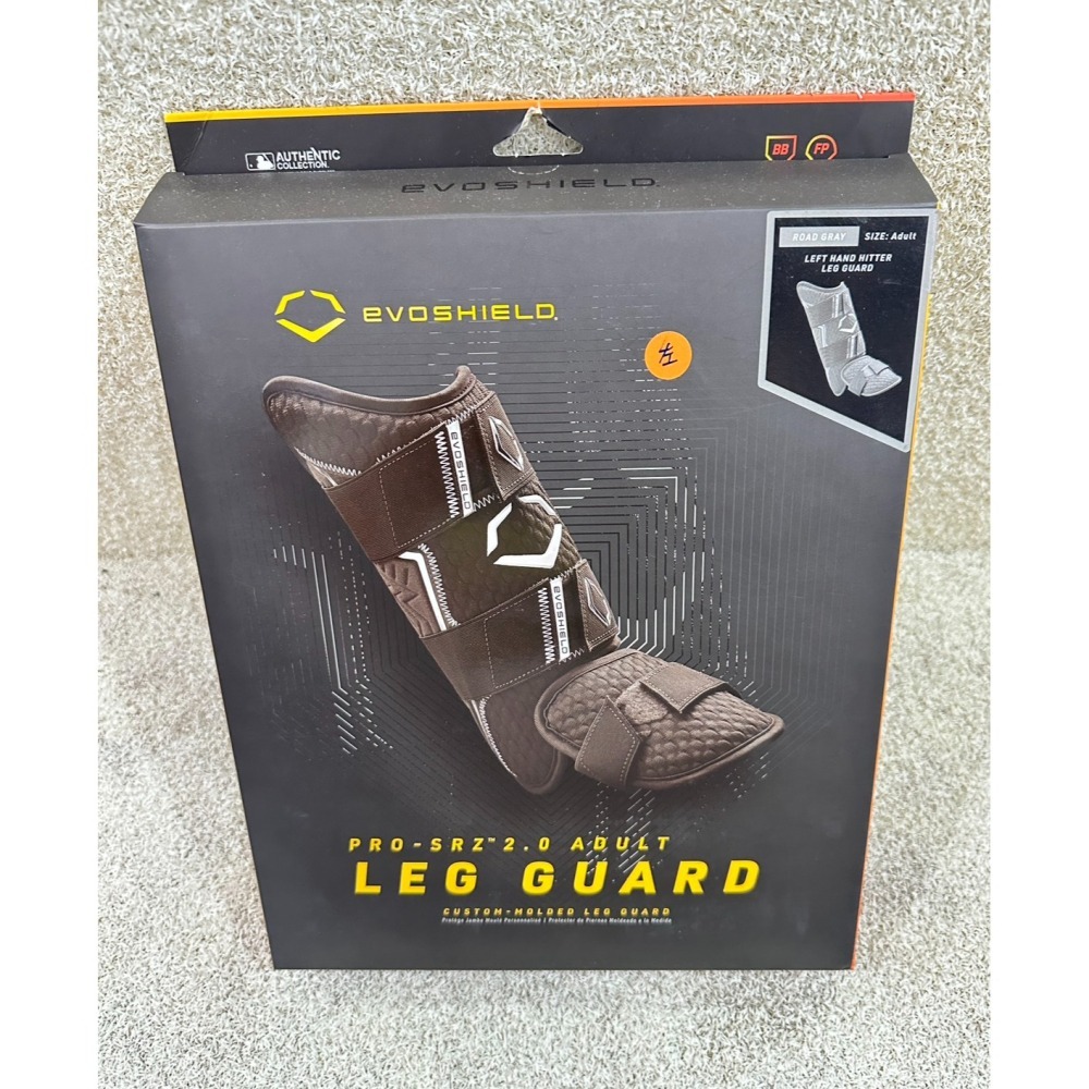 = 威勝 運動用品 = EVO PRO SRZ 2.0 打擊護腳 (灰) (左打專用) WB5726909LHH-細節圖2