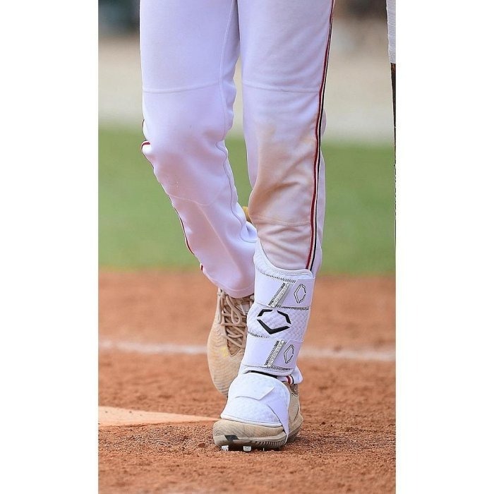 = 威勝 運動用品 = EVO PRO SRZ 2.0 打擊護腳 (灰) (左打專用) WB5726909LHH-細節圖4