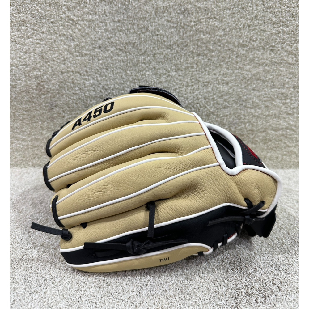 = 威勝 運動用品 = WILSON A450 青少年棒-壘球手套 WBW10147612-細節圖4