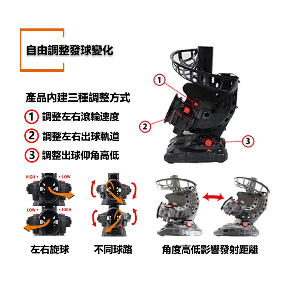 = 威勝 運動用品 = FIELDFORCE 變化球發球機 FPM-153PU-細節圖11