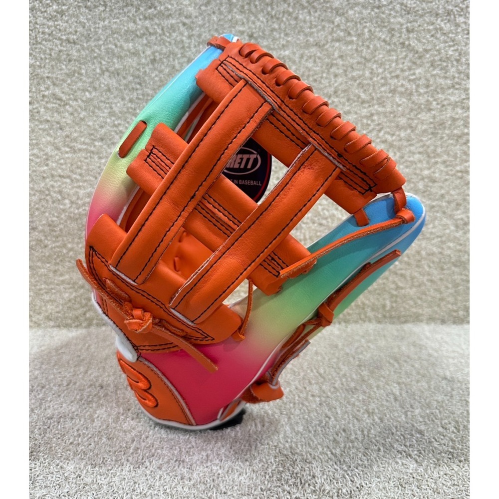 = 威勝 運動用品 = BRETT 繽紛系列 外野 ＂井字＂ 棒、壘球手套 GB-CC26-1275/07-細節圖2