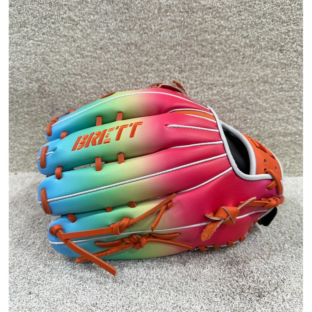= 威勝 運動用品 = BRETT 繽紛系列 外野 ＂井字＂ 棒、壘球手套 GB-CC26-1275/07-細節圖4