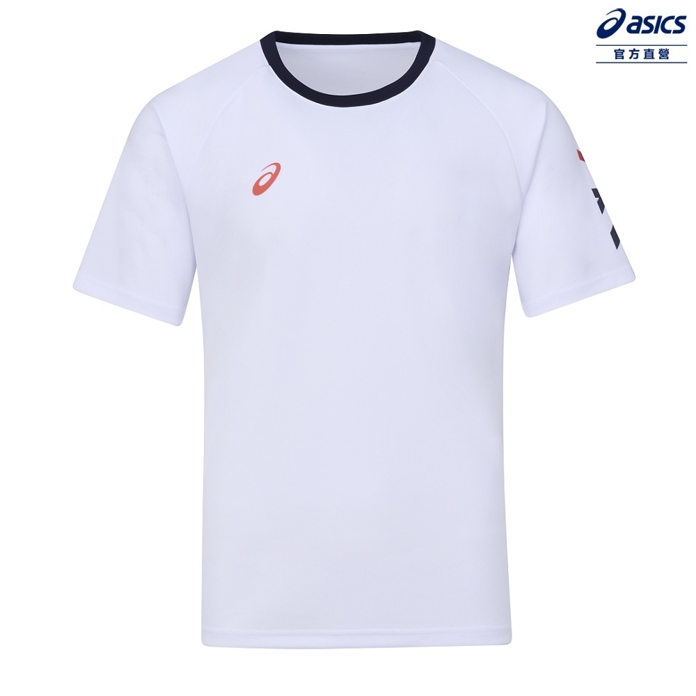 = 威勝 運動用品 = Asics 男 短袖上衣 排球上衣 2053A257-101-規格圖4