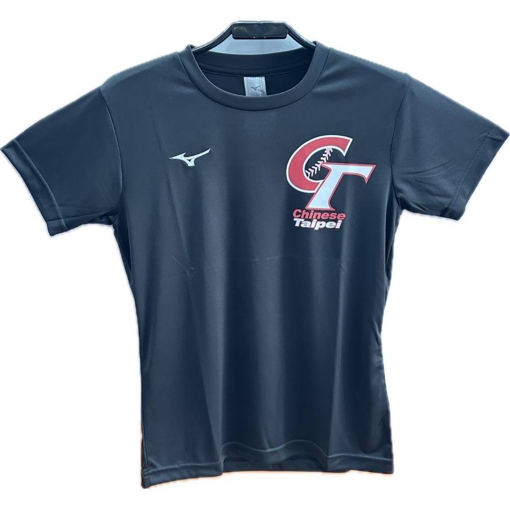= 威勝 運動用品 = 26年 Mizuno 中華隊 CT加油圓領衫 12TCDL0309-規格圖3