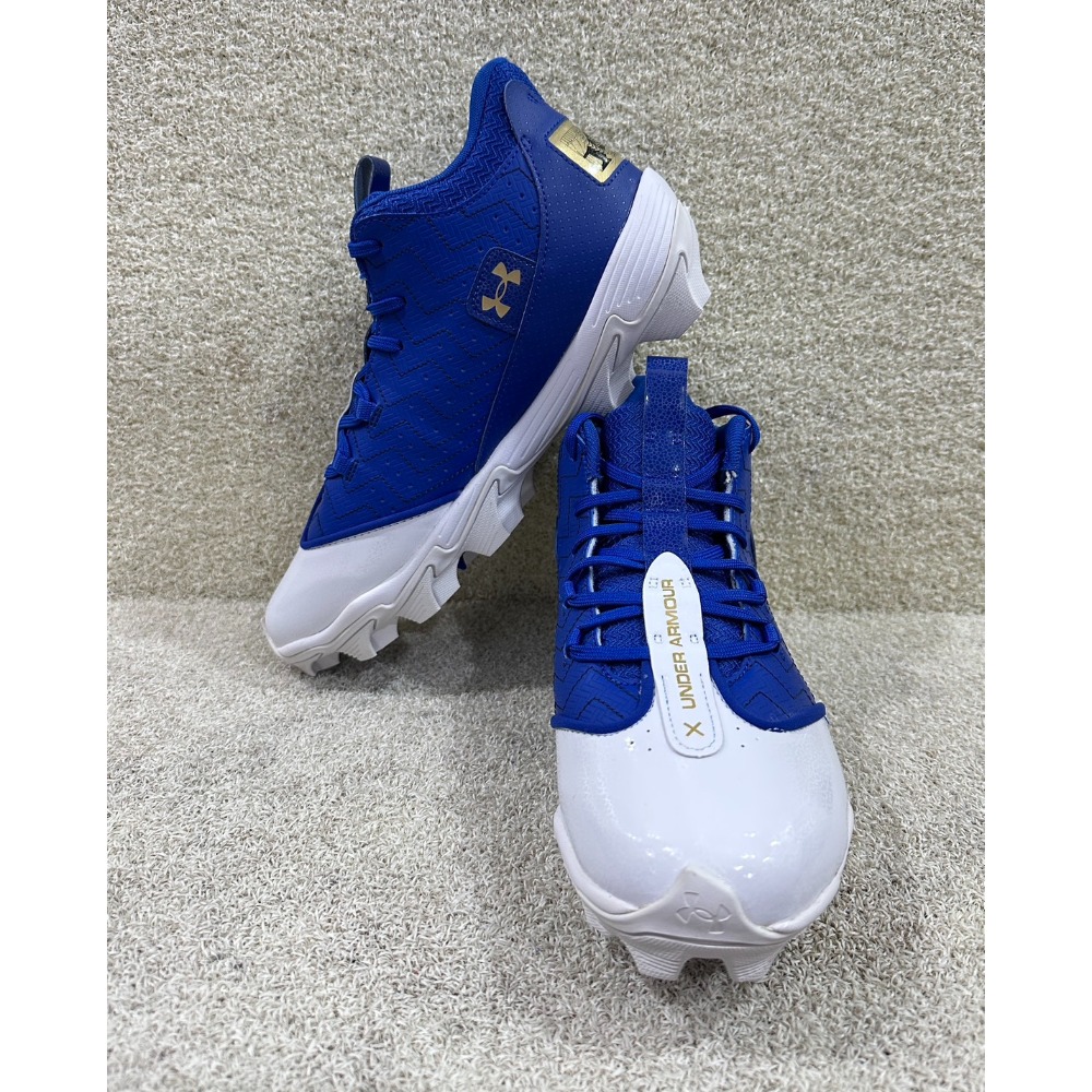 = 威勝 運動用品 = UA Harper 9 RM 棒、壘球 ＂高筒＂ 膠釘鞋 3027442-103-規格圖4