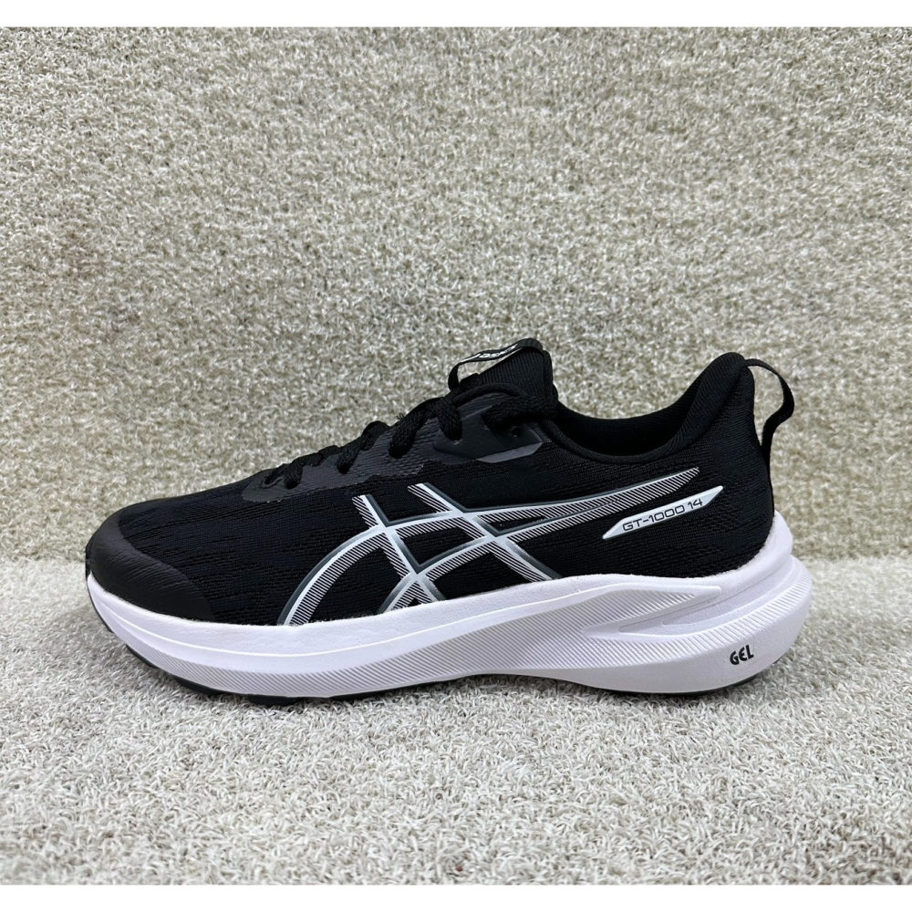 = 威勝 運動用品 = 26年 Asics GT-1000 14 GS 男、女 大童鞋 1014A382-002-細節圖2